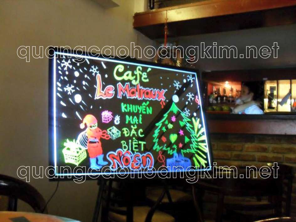 bang led huynh quang viet tay cafe dep 16 - BẢNG LED HUỲNH QUANG VIẾT TAY BỀN, ĐẸP, ĐỘC, LẠ, HIỆN ĐẠI