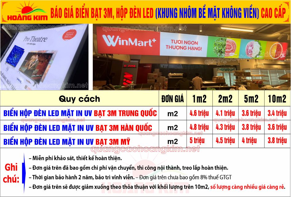 bao gia bien bat hop den 3m khung nhom nhet canh khong vien - BIỂN BẠT 3M HỘP ĐÈN SANG TRỌNG, ĐẲNG CẤP, CỰC BỀN