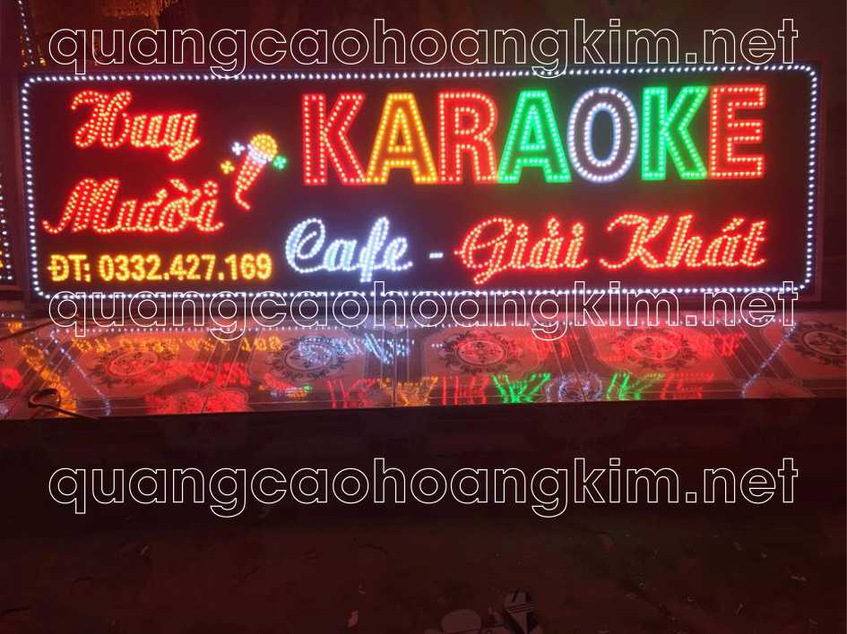 bien led vay karaoke 2 - BIỂN LED VẪY THU HÚT MẮT KHÁCH HÀNG ĐI ĐƯỜNG CỰC MẠNH