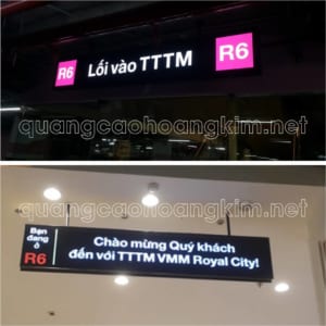 biển chỉ dẫn trung tâm thương mại bền đẹp, thẩm mỹ cao