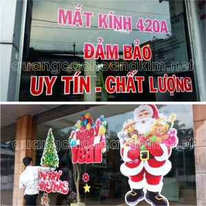 cắt chữ vi tính decal dán kính quảng cáo và trang trí đẹp