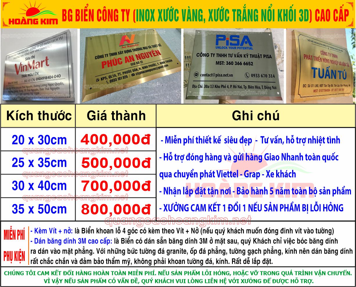 7 bg bien cong ty inox xuoc vang xuoc trang noi khoi 3d cao cap - BIỂN CÔNG TY, BẢNG HIỆU CÔNG TY CỰC BỀN, SIÊU ĐẸP