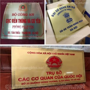 biển đồng cao cấp mang nét sang trọng hút mọi ánh nhìn