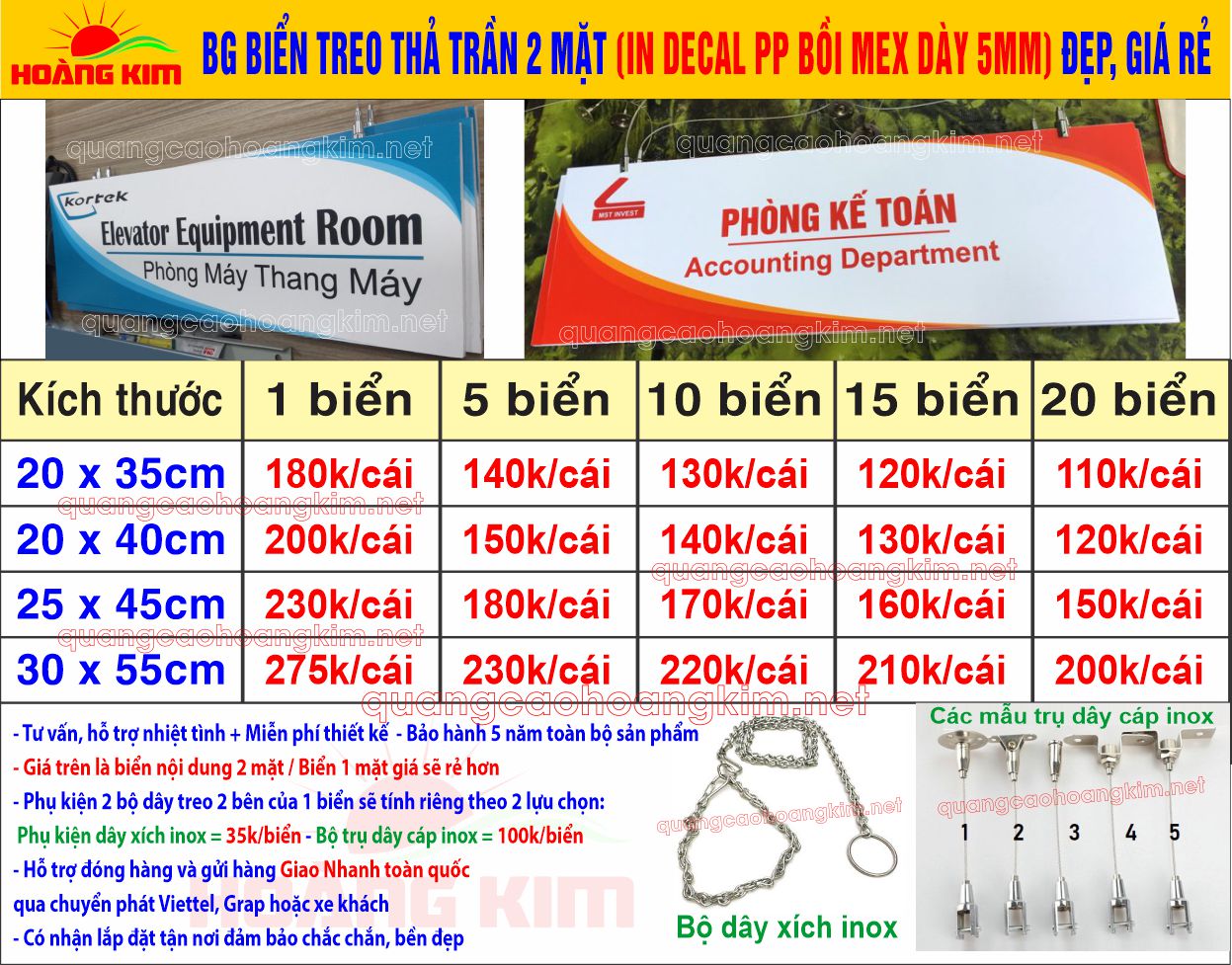 1 bg bien treo tha tran 2 mat in decal pp boi mex day 5mm dep gia re - BIỂN THẢ TRẦN, BIỂN TREO DÂY TRẦN NHÀ TÊN PHÒNG ĐẸP