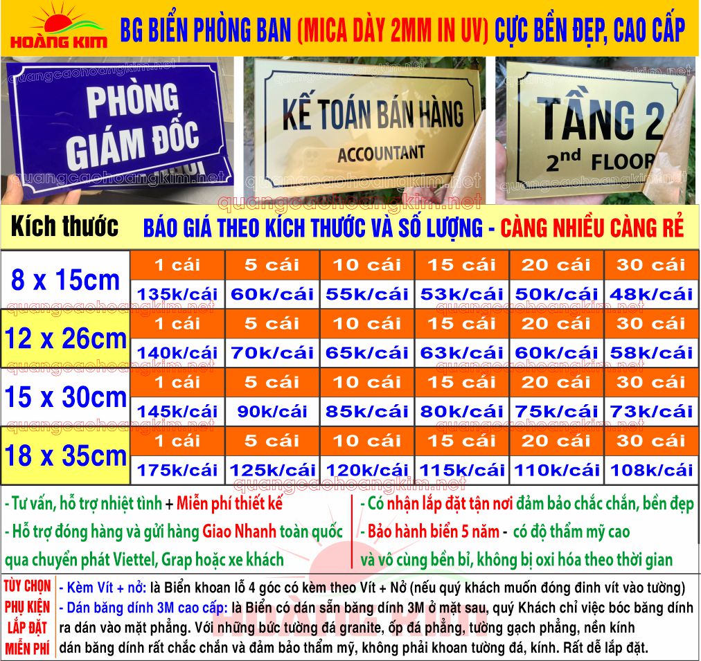 3 bg bien phong ban mica day 2mm in uv cuc ben dep cao cap - BIỂN PHÒNG GIÁM ĐỐC, CHỦ TỊCH SANG TRỌNG, CỰC ĐẸP