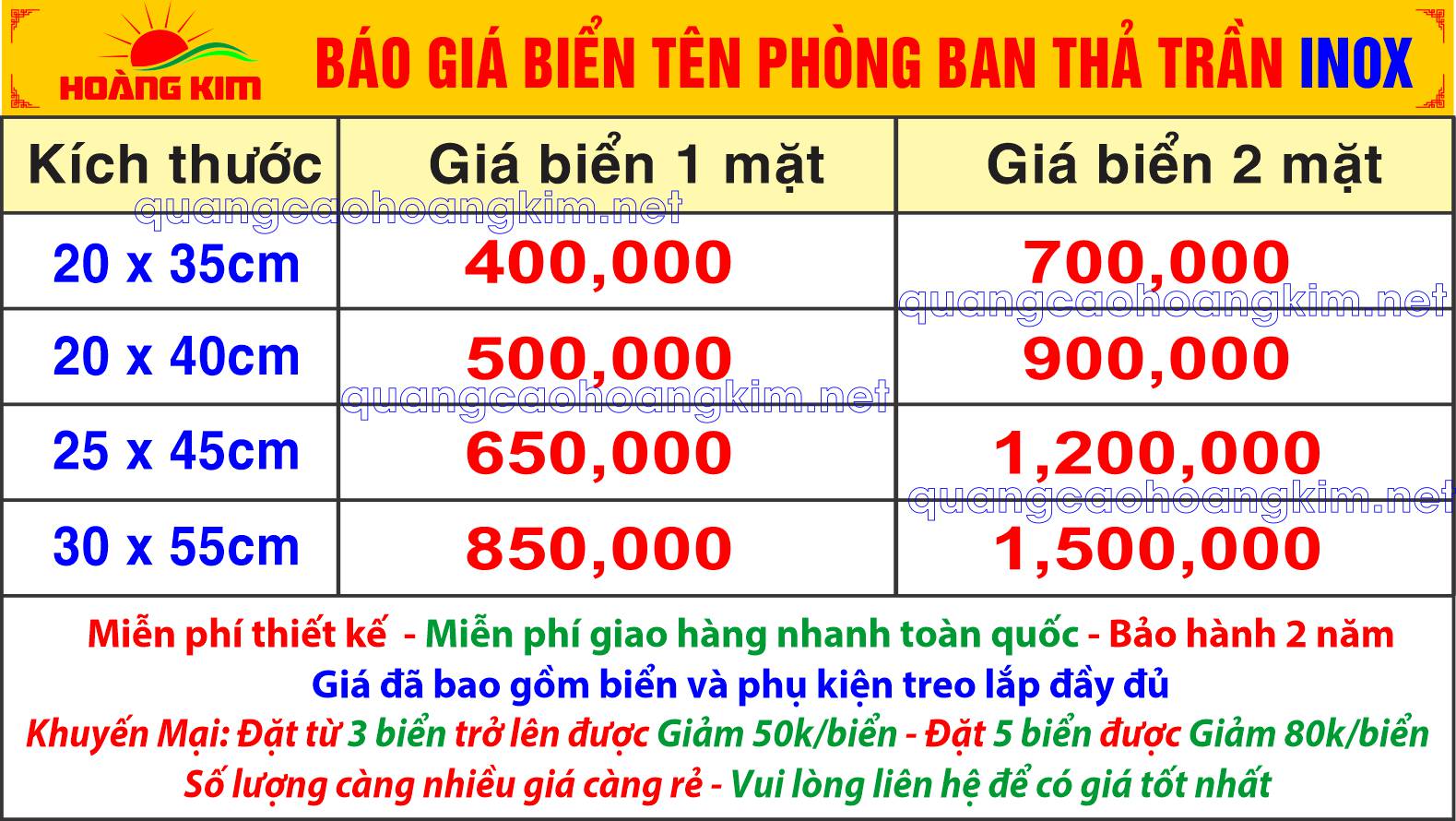 bao gia bien tha tran bien treo day tran nha bang inox 2024 - BIỂN THẢ TRẦN, BIỂN TREO DÂY TRẦN NHÀ TÊN PHÒNG ĐẸP