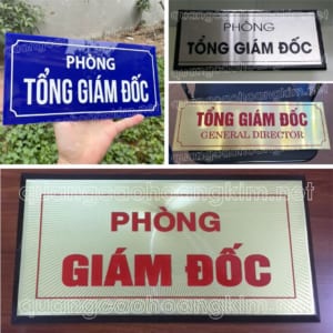 biển phòng giám đốc, chủ tịch nhiều mẫu đẹp, sang trọng