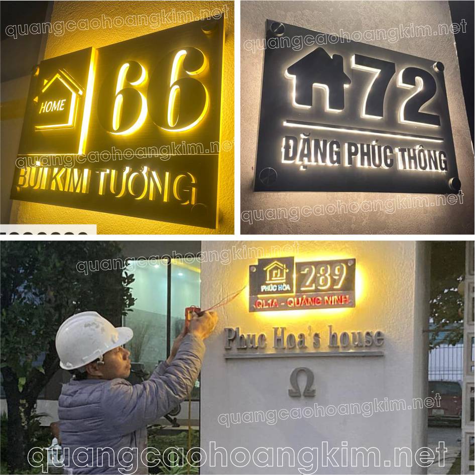 LÀM BIỂN BẢNG SỐ NHÀ NHIỀU MẪU MÃ ĐỘC ĐÁO ĐẸP NHẤT bien bang so nha co den led dep 4 - LÀM BIỂN BẢNG SỐ NHÀ NHIỀU MẪU MÃ ĐỘC ĐÁO ĐẸP NHẤT
