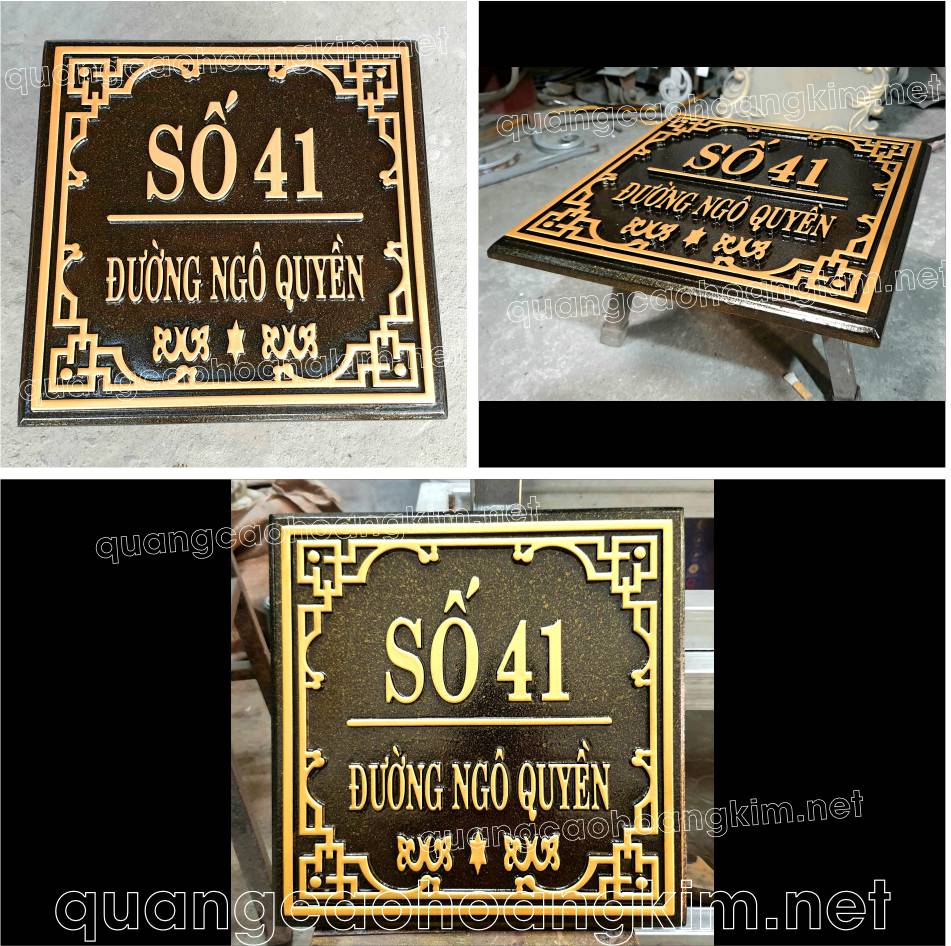 LÀM BIỂN BẢNG SỐ NHÀ NHIỀU MẪU MÃ ĐỘC ĐÁO ĐẸP NHẤT bien bang so nha nhom duc dep 3 - LÀM BIỂN BẢNG SỐ NHÀ NHIỀU MẪU MÃ ĐỘC ĐÁO ĐẸP NHẤT