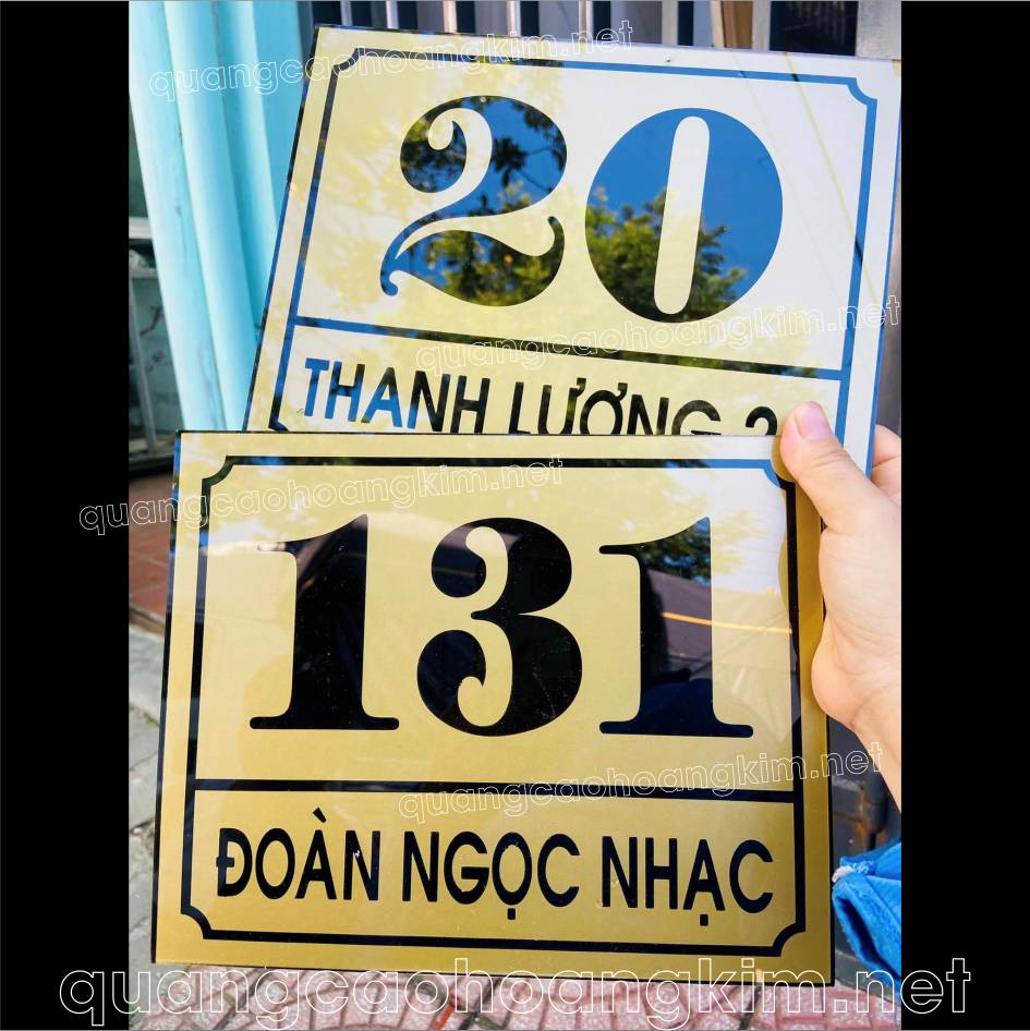 bien so nha bang so nha mica in uv 6 - LÀM BIỂN SỐ NHÀ, BẢNG SỐ NHÀ CỰC BỀN ĐẸP, GIÁ RẺ