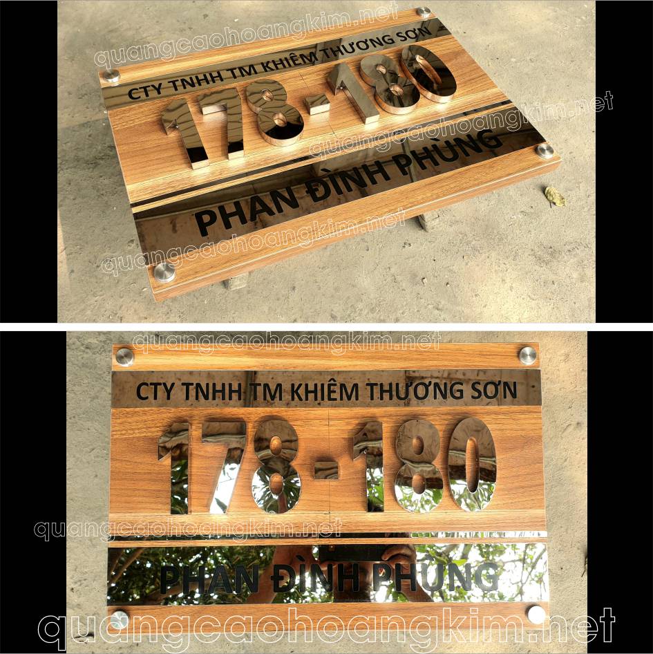 LÀM BIỂN BẢNG SỐ NHÀ NHIỀU MẪU MÃ ĐỘC ĐÁO ĐẸP NHẤT lam bien bang so nha bang go dep 1 - LÀM BIỂN BẢNG SỐ NHÀ NHIỀU MẪU MÃ ĐỘC ĐÁO ĐẸP NHẤT