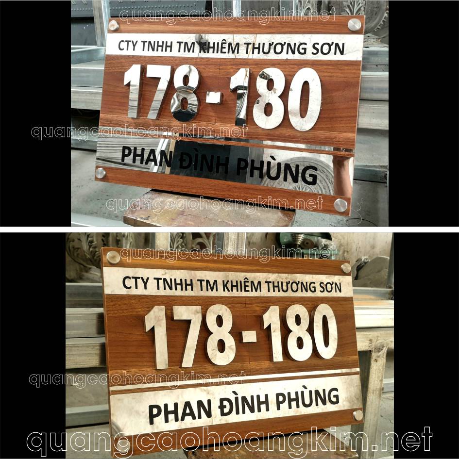 LÀM BIỂN BẢNG SỐ NHÀ NHIỀU MẪU MÃ ĐỘC ĐÁO ĐẸP NHẤT lam bien bang so nha bang go dep 2 - LÀM BIỂN BẢNG SỐ NHÀ NHIỀU MẪU MÃ ĐỘC ĐÁO ĐẸP NHẤT