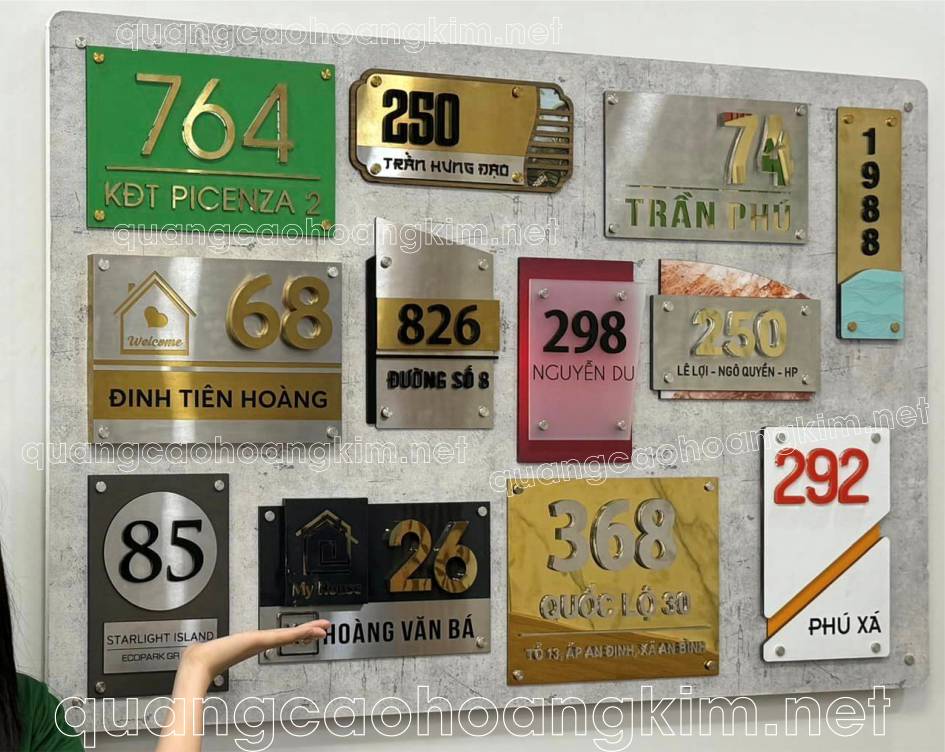 LÀM BIỂN BẢNG SỐ NHÀ NHIỀU MẪU MÃ ĐỘC ĐÁO ĐẸP NHẤT tong hop bien so nha bang so nha dep 1 - LÀM BIỂN BẢNG SỐ NHÀ NHIỀU MẪU MÃ ĐỘC ĐÁO ĐẸP NHẤT
