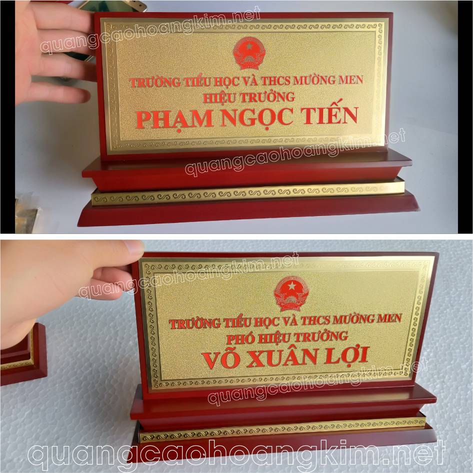 bien chuc danh hieu truong dong go de tam cap 5 - BIỂN CHỨC DANH HIỆU TRƯỞNG, TRƯỜNG HỌC CỰC ĐẸP