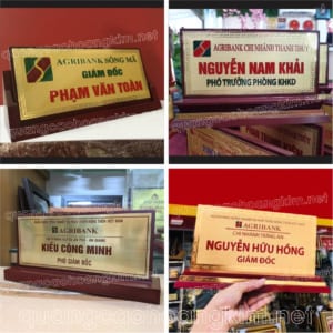 BIỂN CHỨC DANH NGÂN HÀNG SANG TRỌNG, TINH TẾ, BẮT MẮT