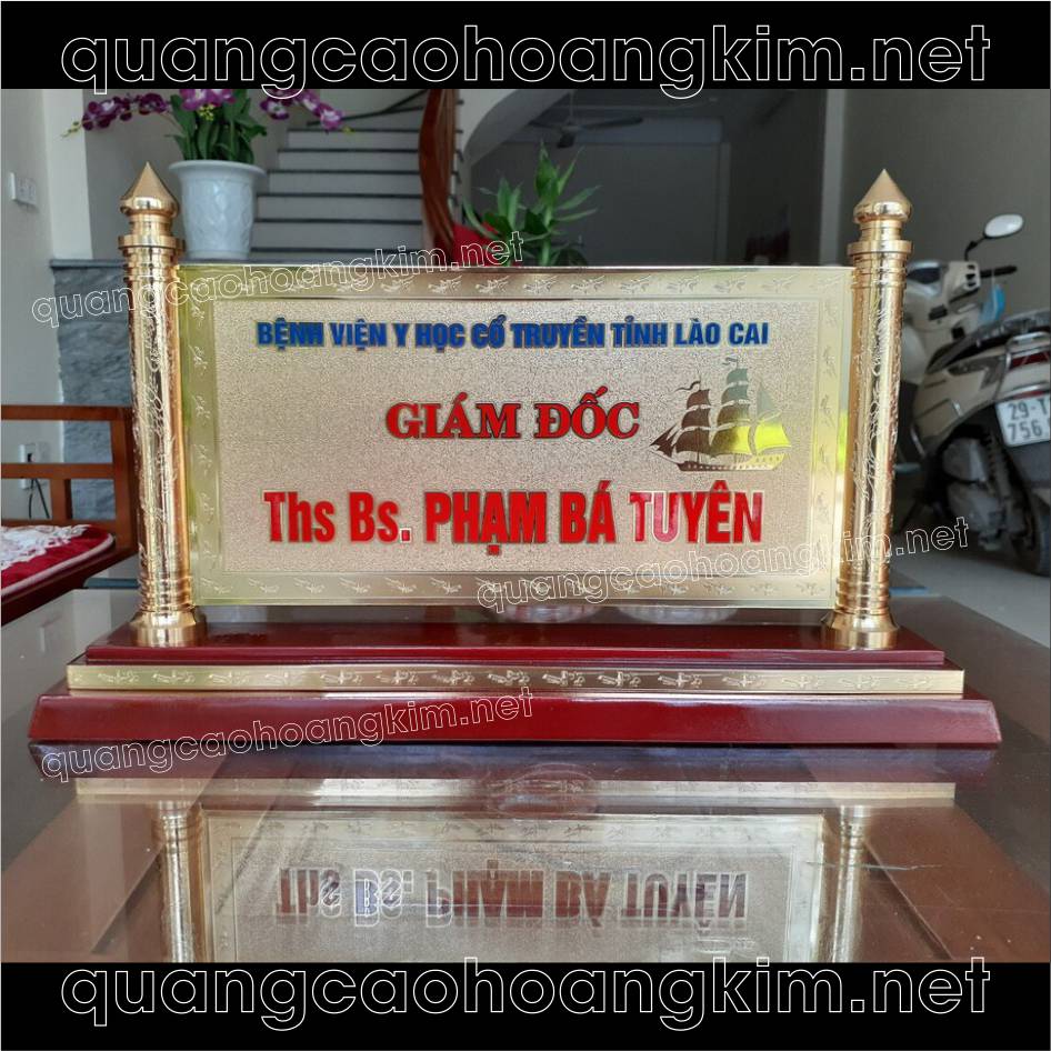 bien chuc danh nganh y te dong 2mm 2 cot cham khac hoa van rong - BIỂN CHỨC DANH NGÀNH Y TẾ , BỆNH VIỆN ĐẸP, ẤN TƯỢNG