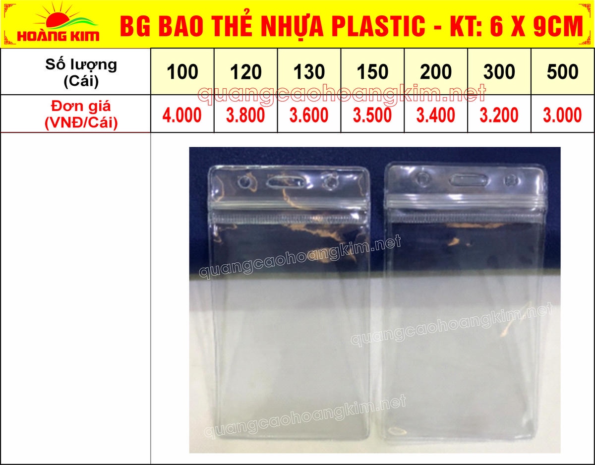1 bg bao the nhua plastic kt 6 x 9cm - BẢNG T&Ecirc;N NH&Acirc;N VI&Ecirc;N ĐEO CỔ CỰC ĐẸP, NHIỀU MẪU M&Atilde;