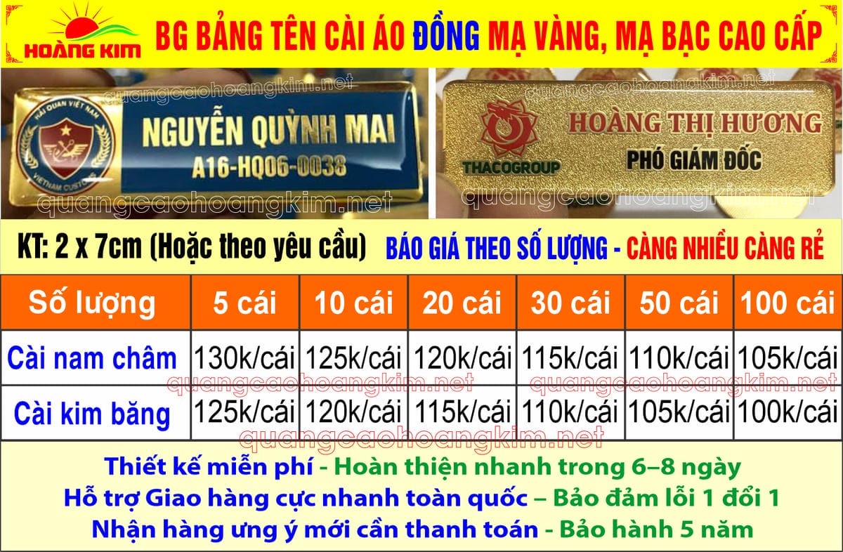 BẢNG TÊN NHÂN VIÊN ĐẸP MẠ VÀNG 24k SANG TRỌNG 8 bg bang ten cai ao dong ma vang ma bac cao cap - BẢNG TÊN NHÂN VIÊN ĐẸP MẠ VÀNG 24k SANG TRỌNG