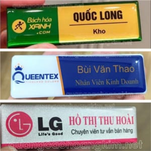 BẢNG TÊN NHÂN VIÊN ĐIỆN MÁY, SIÊU THỊ, BÁN HÀNG ĐẸP