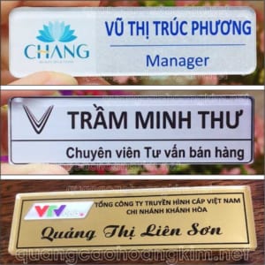 BẢNG TÊN NHÂN VIÊN MICA IN TÊN CỐ ĐỊNH ĐẸP, GIÁ RẺ