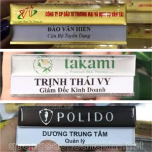 BIỂN TÊN CÀI ÁO THAY TÊN MÃ 01 ĐƯỢC ƯU CHUỘNG NHẤT