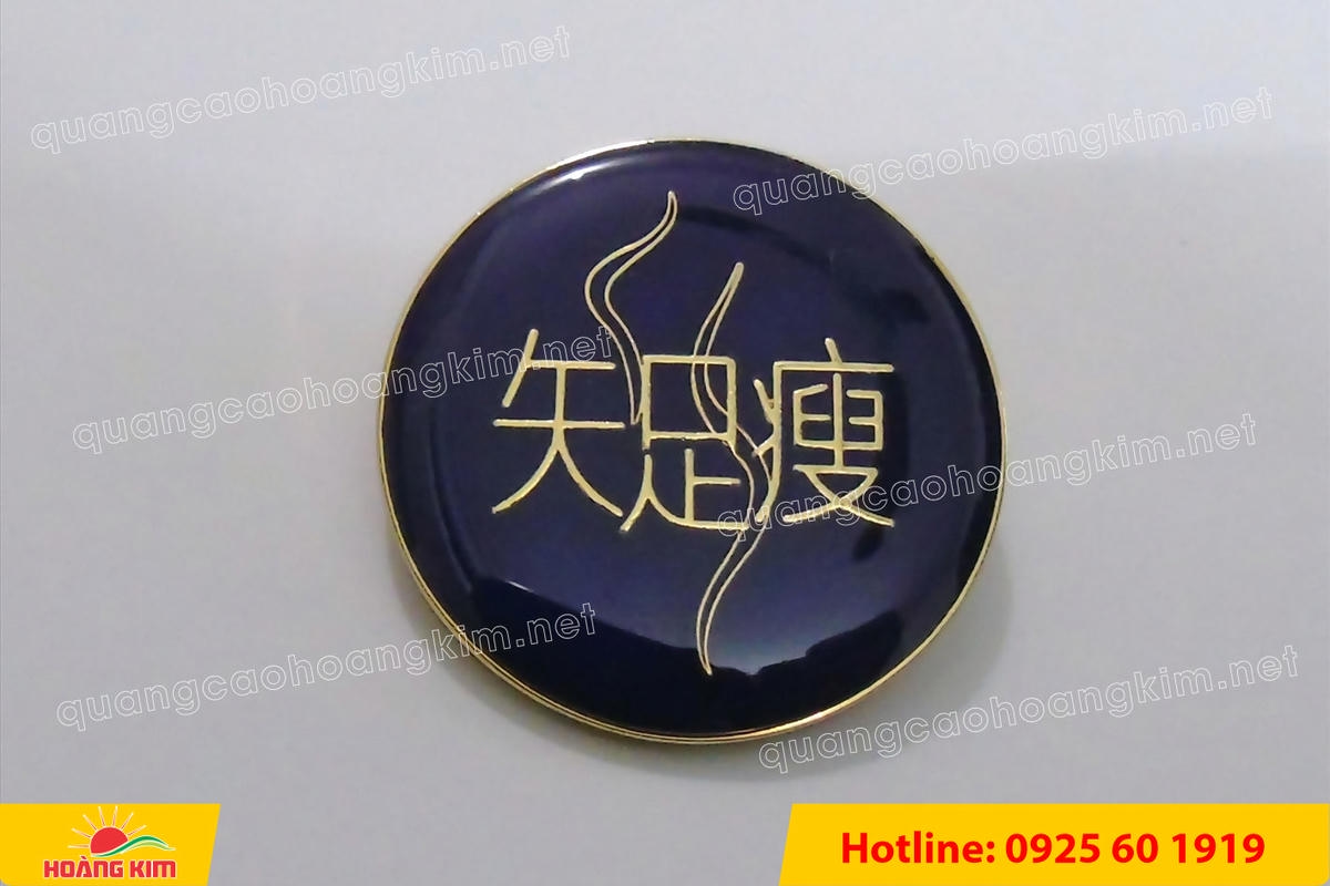 huy hieu cai ao ma vang 24k do mau logo 162 - HUY HIỆU C&Agrave;I &Aacute;O MẠ V&Agrave;NG 24K ĐỔ M&Agrave;U LOGO SANG TRỌNG