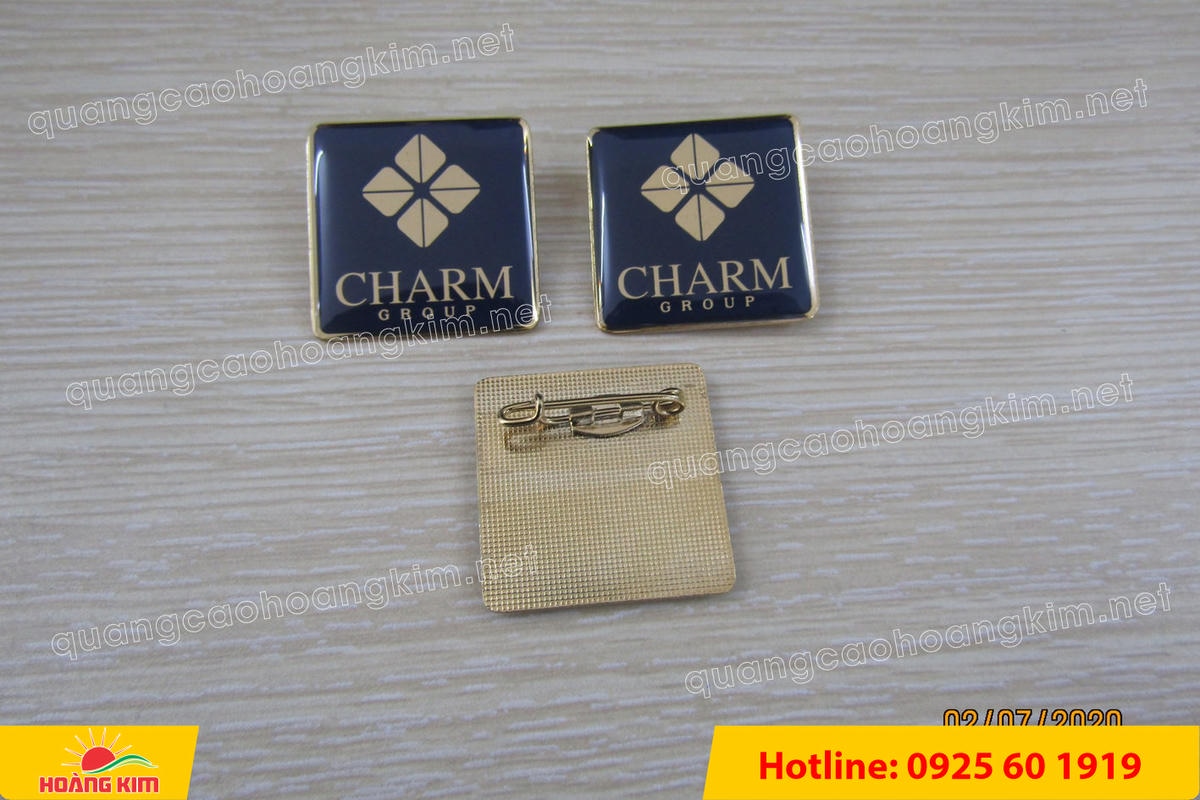 huy hieu cai ao ma vang 24k do mau logo 66 - HUY HIỆU C&Agrave;I &Aacute;O MẠ V&Agrave;NG 24K ĐỔ M&Agrave;U LOGO SANG TRỌNG