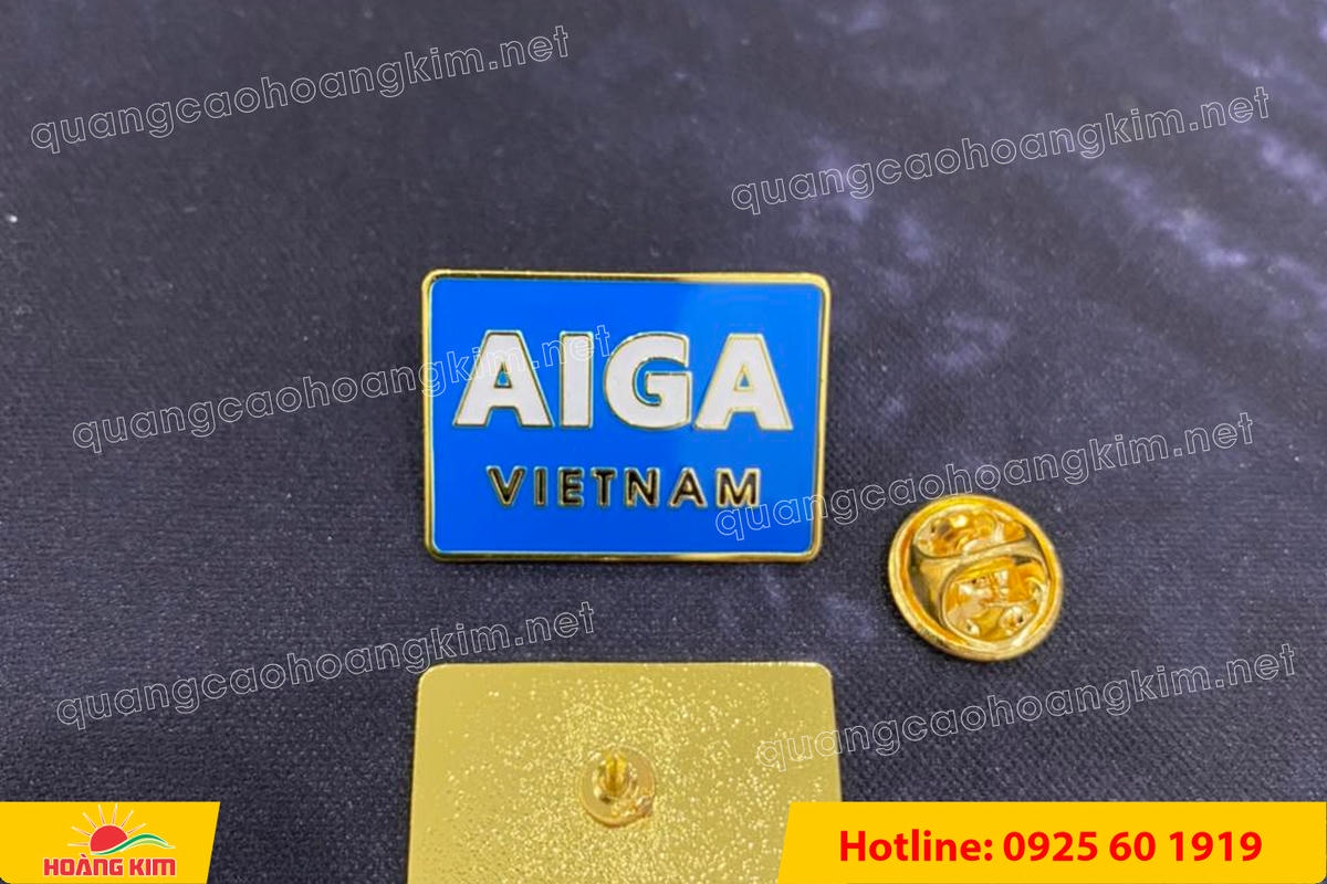 huy hieu cai ao ma vang 24k do mau logo 99 - HUY HIỆU C&Agrave;I &Aacute;O MẠ V&Agrave;NG 24K ĐỔ M&Agrave;U LOGO SANG TRỌNG