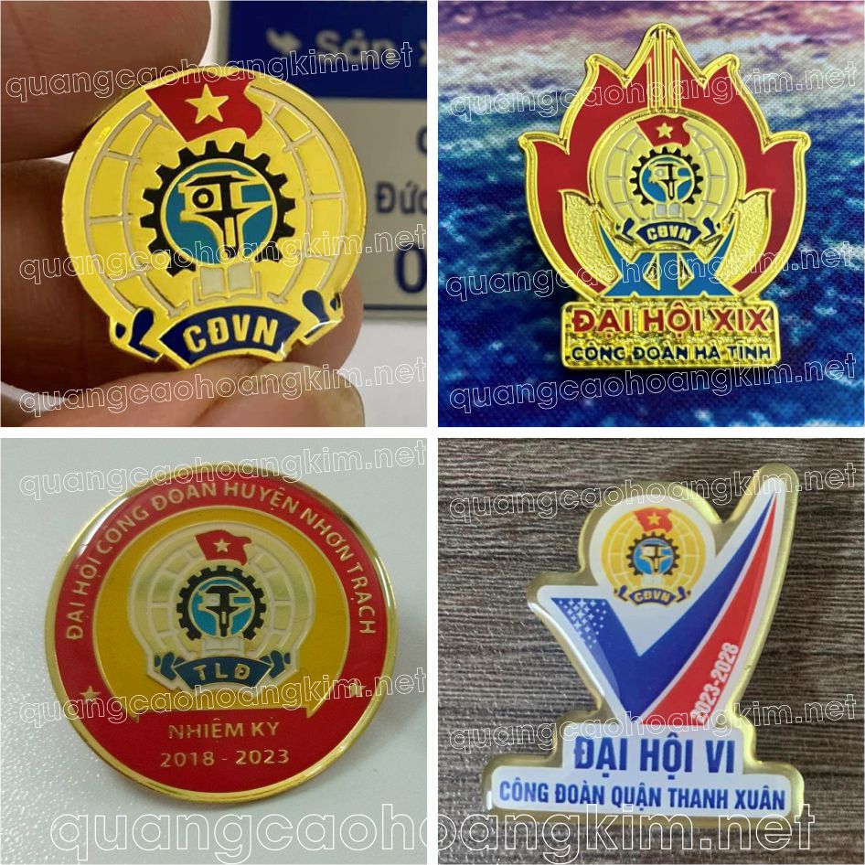 huy hieu cong doan 1 - HUY HIỆU CÔNG ĐOÀN BIỂU TƯỢNG CỦA NGƯỜI LAO ĐỘNG