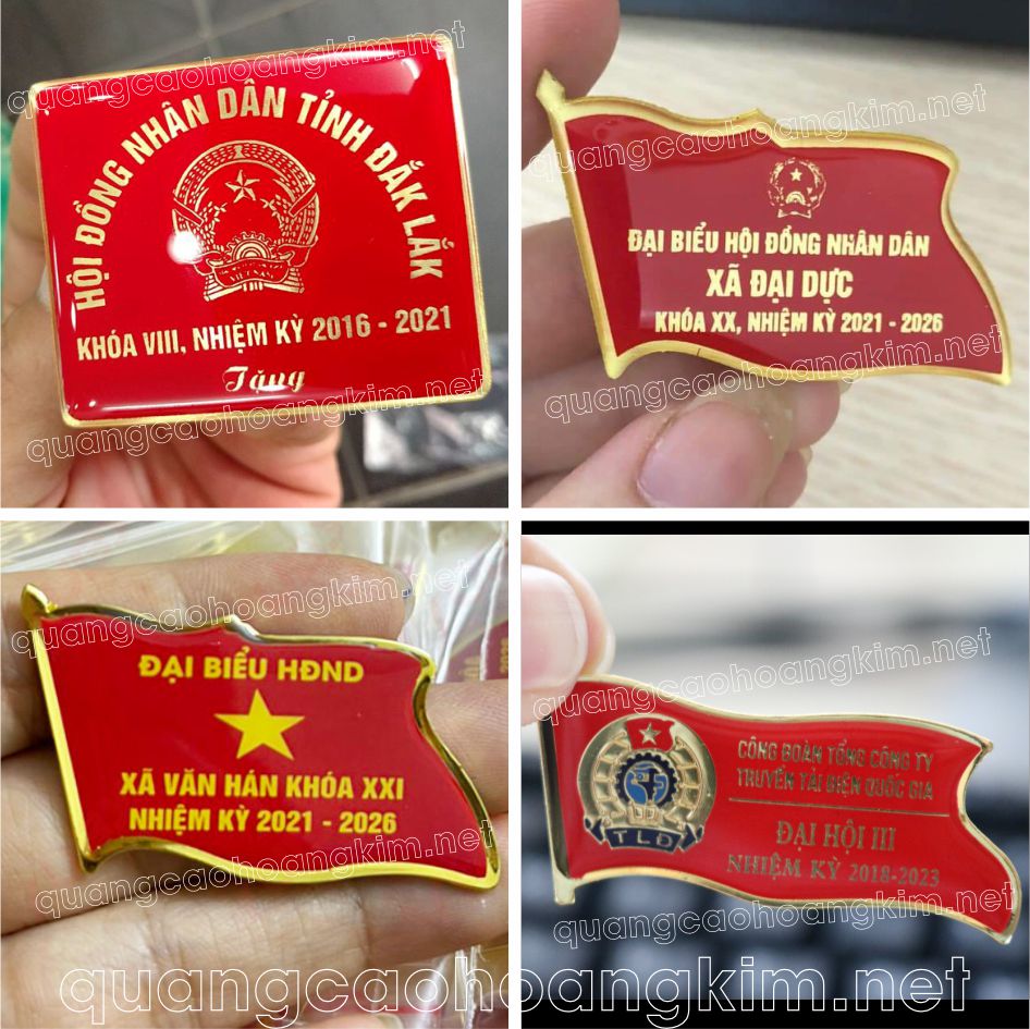 huy hieu dai hoi dang 4 - HUY HIỆU ĐẠI HỘI ĐẢNG CỰC BỀN ĐẸP, SANG TRỌNG