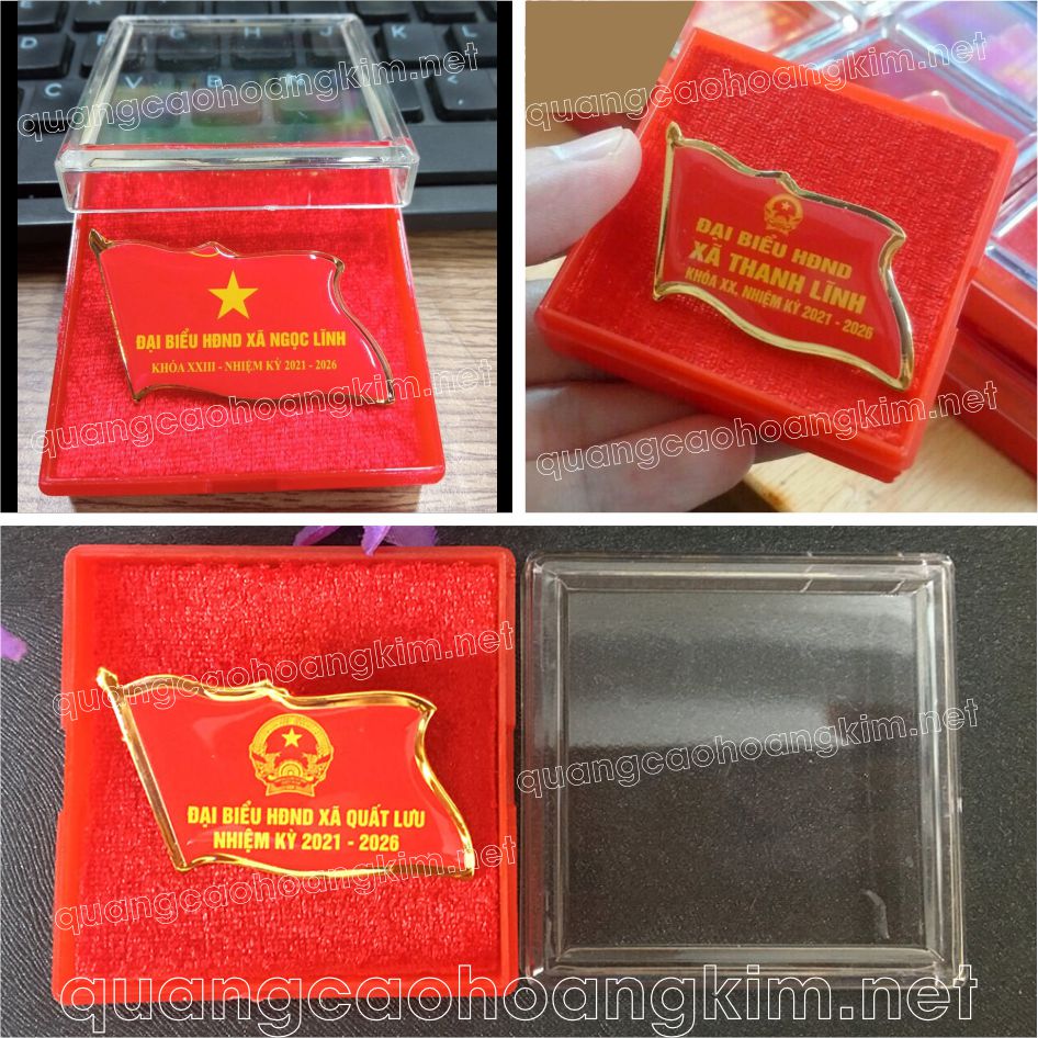 huy hieu dai hoi dang 6 - HUY HIỆU ĐẠI HỘI ĐẢNG CỰC BỀN ĐẸP, SANG TRỌNG