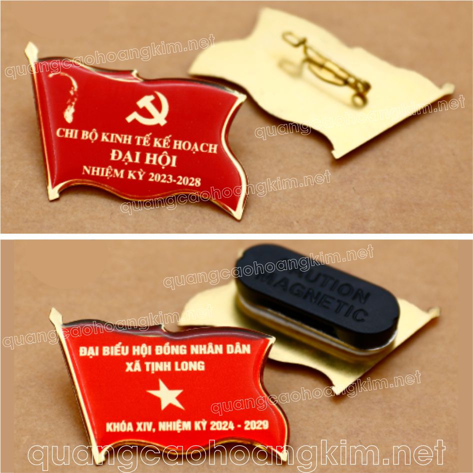 huy hieu dai hoi dang dong in uv 1 - HUY HIỆU ĐẠI HỘI ĐẢNG CỰC BỀN ĐẸP, SANG TRỌNG