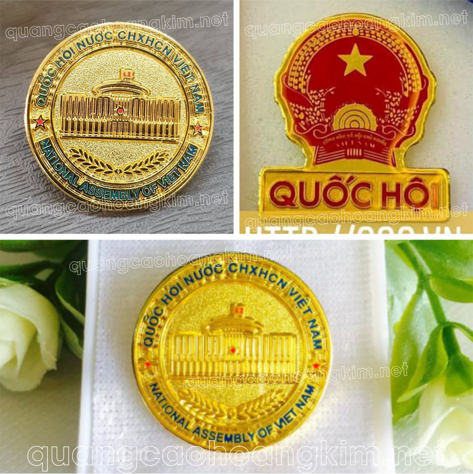 huy hieu quoc hoi 1 - HUY HIỆU QUỐC HỘI CỰC BỀN ĐẸP, SANG TRỌNG