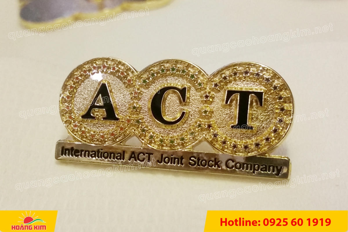 huy hieu duc ma vang 24k cat be theo hinh logo 12 - HUY HIỆU Đ&Uacute;C MẠ V&Agrave;NG 24K CẮT BẾ THEO LOGO CAO CẤP