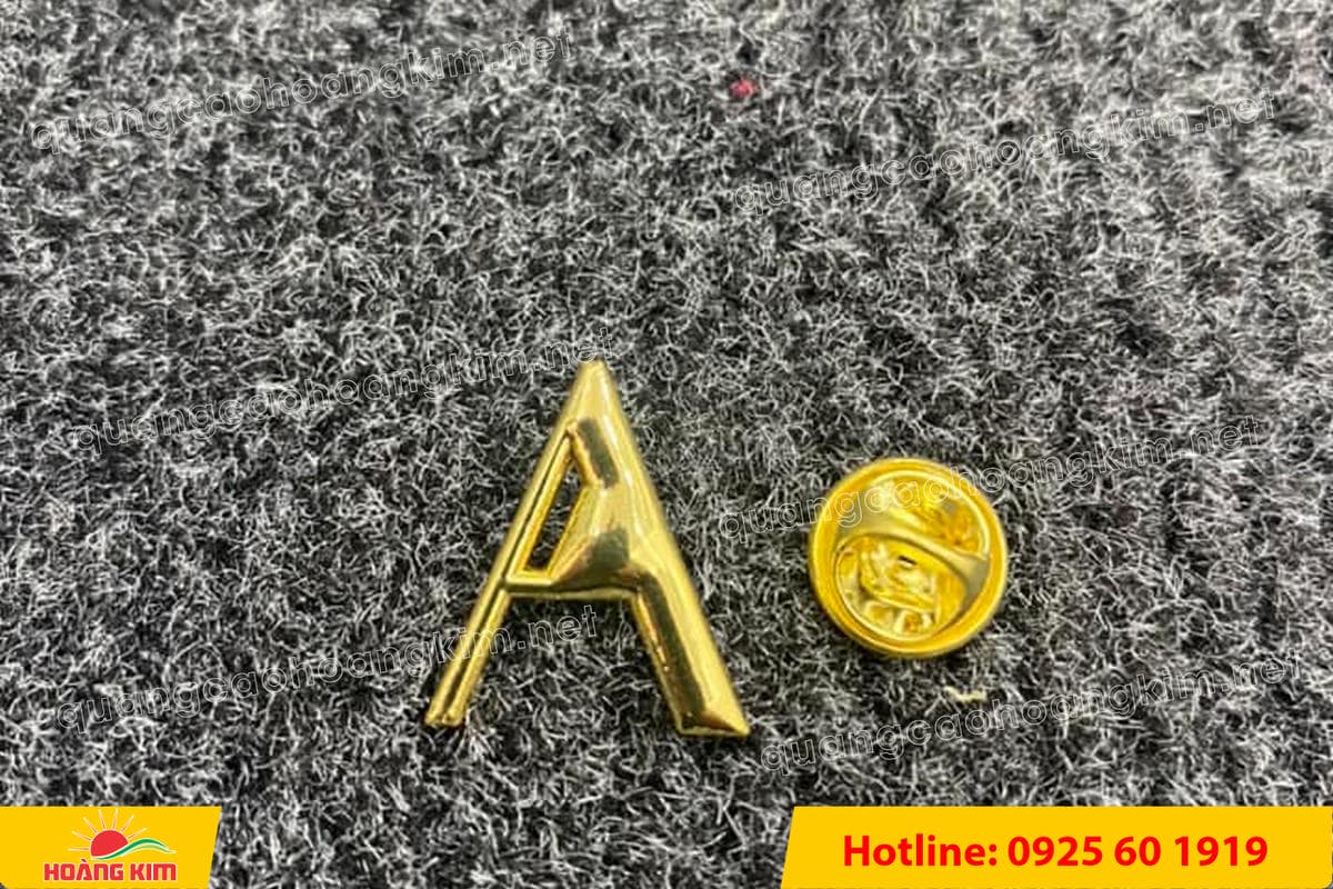 huy hieu duc ma vang 24k cat be theo hinh logo 130 - HUY HIỆU Đ&Uacute;C MẠ V&Agrave;NG 24K CẮT BẾ THEO LOGO CAO CẤP