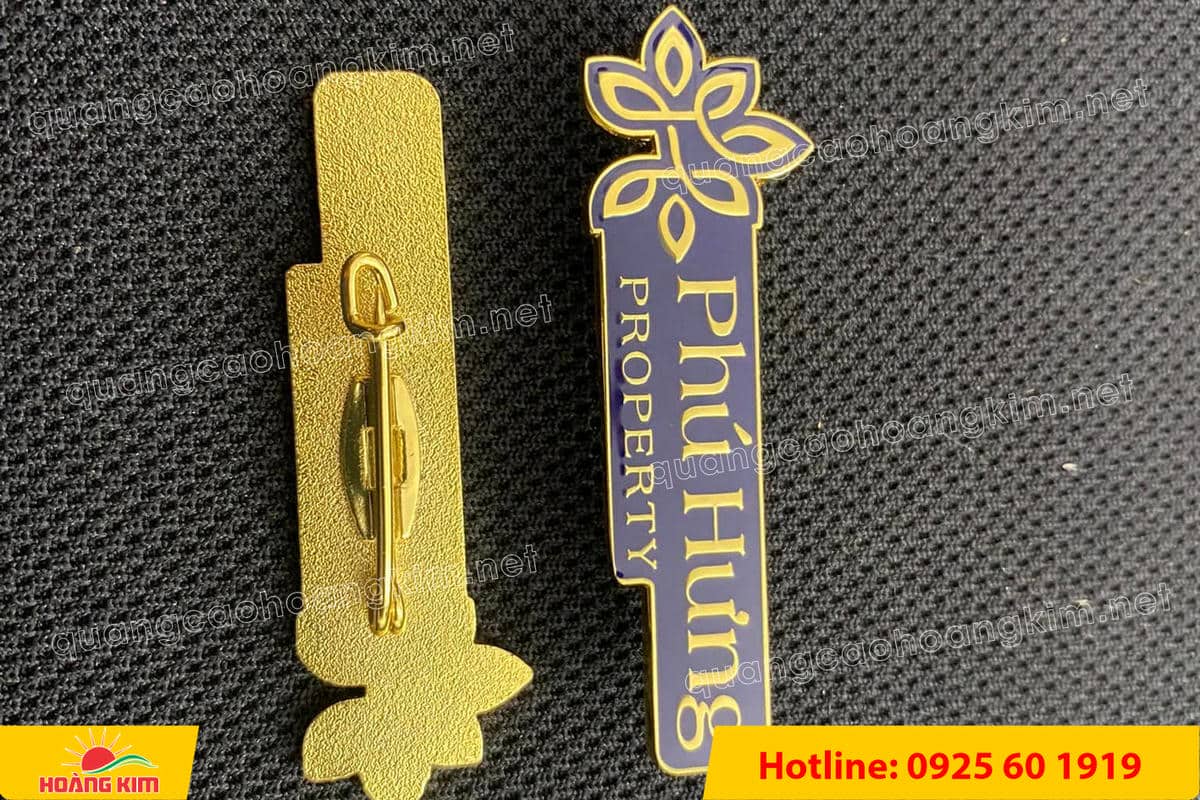 huy hieu duc ma vang 24k cat be theo hinh logo 136 - HUY HIỆU Đ&Uacute;C MẠ V&Agrave;NG 24K CẮT BẾ THEO LOGO CAO CẤP