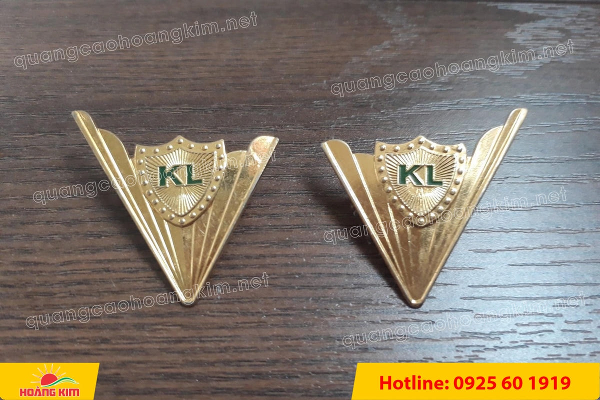 huy hieu duc ma vang 24k cat be theo hinh logo 165 - HUY HIỆU Đ&Uacute;C MẠ V&Agrave;NG 24K CẮT BẾ THEO LOGO CAO CẤP