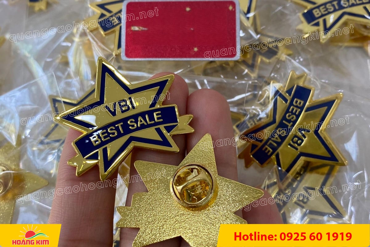 huy hieu duc ma vang 24k cat be theo hinh logo 183 - HUY HIỆU Đ&Uacute;C MẠ V&Agrave;NG 24K CẮT BẾ THEO LOGO CAO CẤP