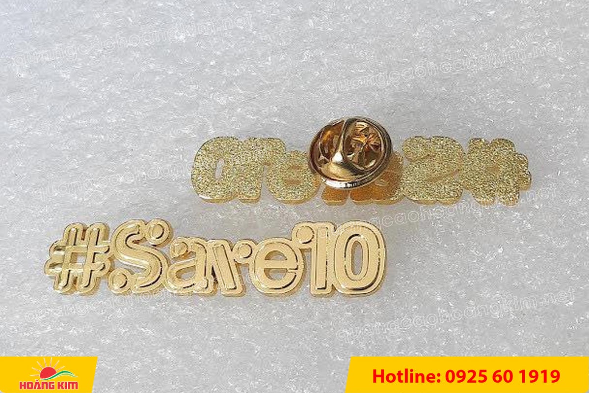 huy hieu duc ma vang 24k cat be theo hinh logo 188 - HUY HIỆU Đ&Uacute;C MẠ V&Agrave;NG 24K CẮT BẾ THEO LOGO CAO CẤP