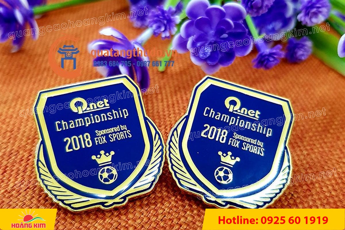 huy hieu duc ma vang 24k cat be theo hinh logo 203 - HUY HIỆU Đ&Uacute;C MẠ V&Agrave;NG 24K CẮT BẾ THEO LOGO CAO CẤP