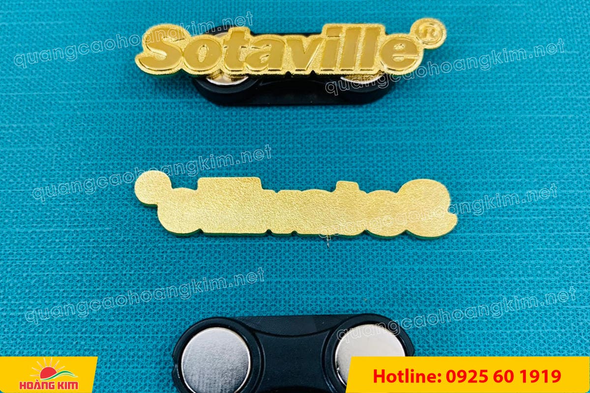 huy hieu duc ma vang 24k cat be theo hinh logo 207 - HUY HIỆU Đ&Uacute;C MẠ V&Agrave;NG 24K CẮT BẾ THEO LOGO CAO CẤP