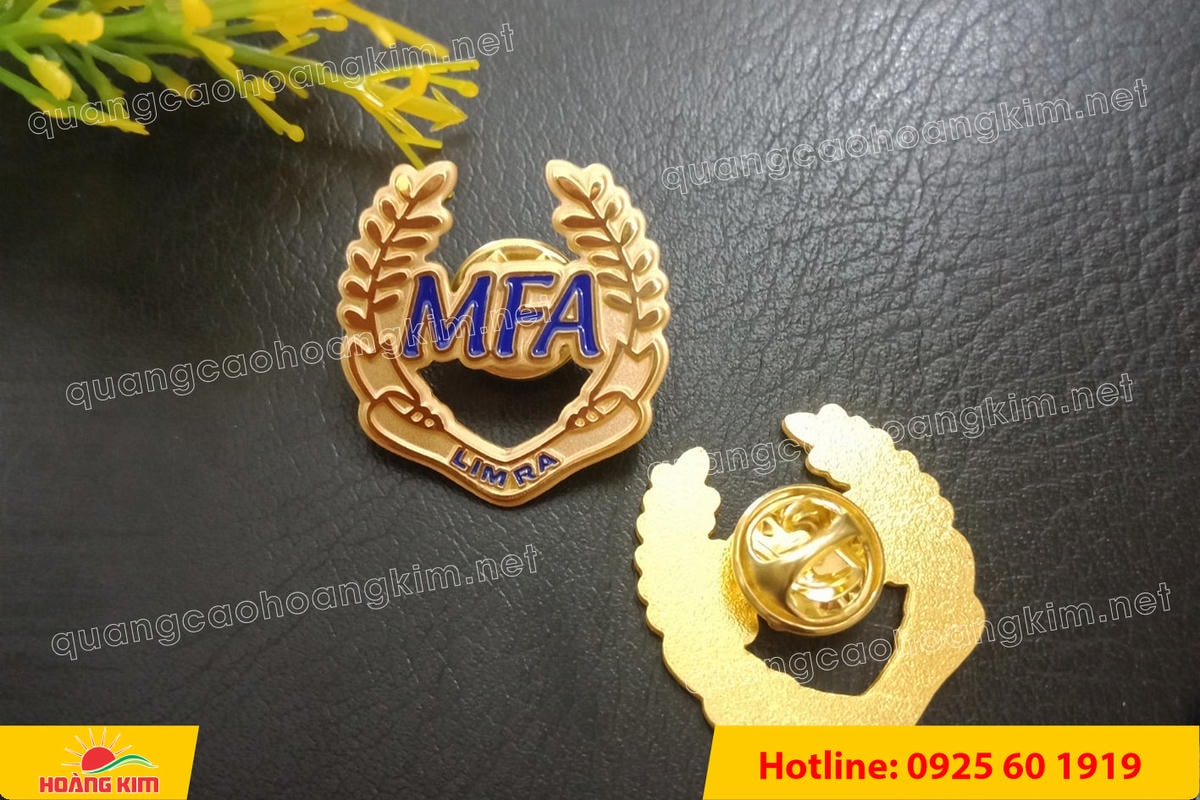 huy hieu duc ma vang 24k cat be theo hinh logo 208 - HUY HIỆU Đ&Uacute;C MẠ V&Agrave;NG 24K CẮT BẾ THEO LOGO CAO CẤP