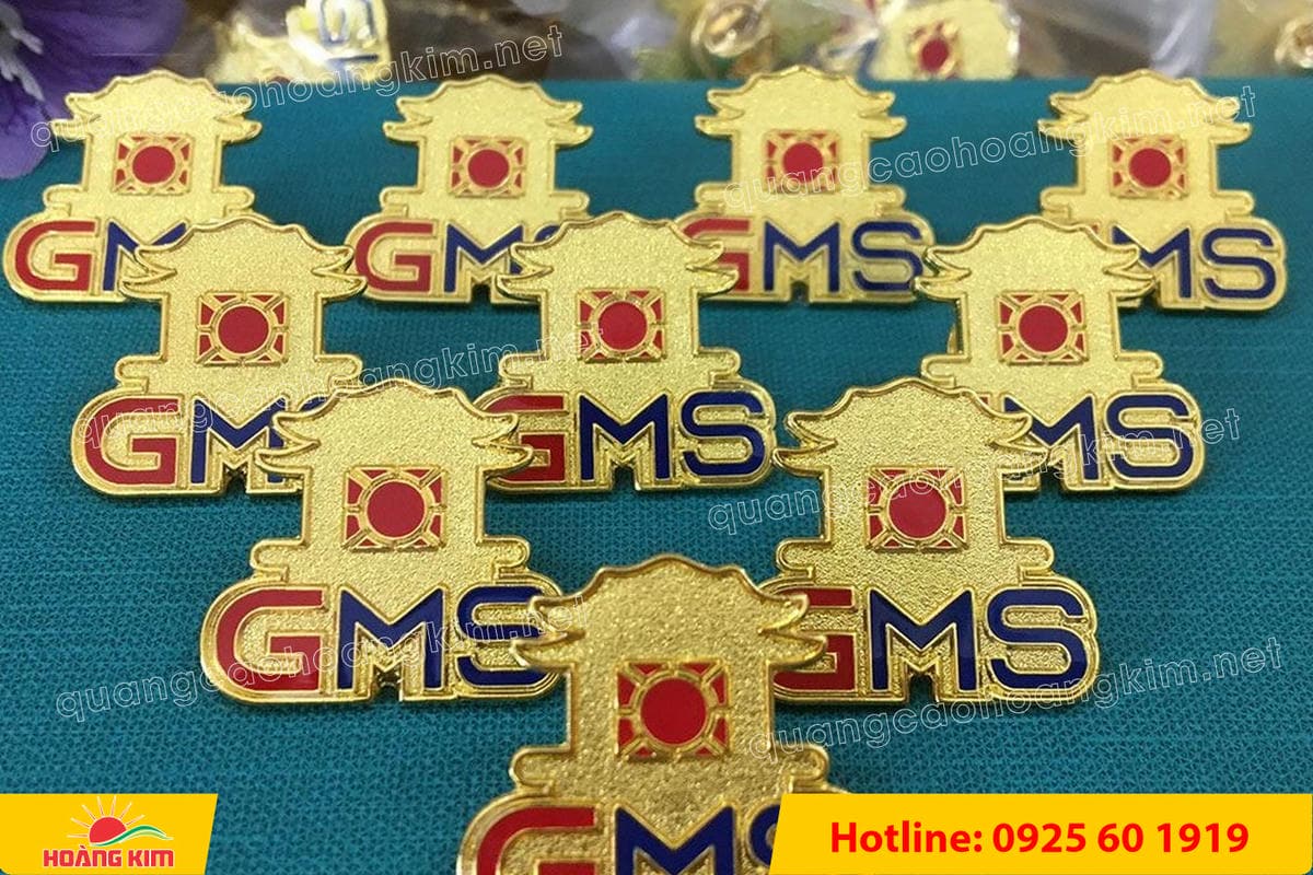 huy hieu duc ma vang 24k cat be theo hinh logo 214 - HUY HIỆU Đ&Uacute;C MẠ V&Agrave;NG 24K CẮT BẾ THEO LOGO CAO CẤP