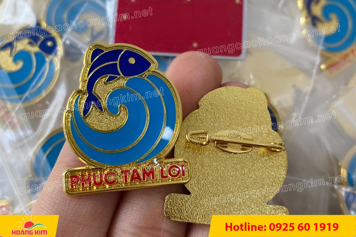 huy hieu duc ma vang 24k cat be theo hinh logo 224 - HUY HIỆU Đ&Uacute;C MẠ V&Agrave;NG 24K CẮT BẾ THEO LOGO CAO CẤP