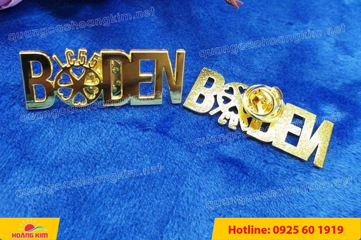 huy hieu duc ma vang 24k cat be theo hinh logo 244 - HUY HIỆU Đ&Uacute;C MẠ V&Agrave;NG 24K CẮT BẾ THEO LOGO CAO CẤP