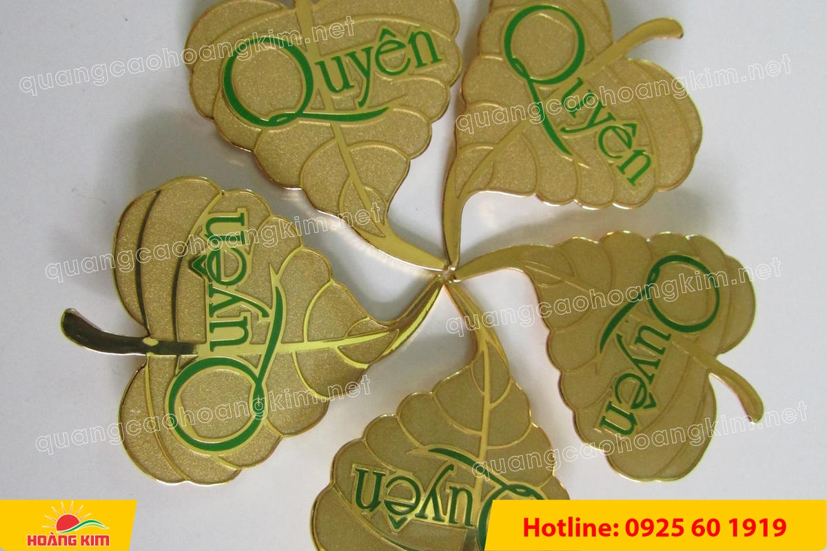 huy hieu duc ma vang 24k cat be theo hinh logo 25 - HUY HIỆU Đ&Uacute;C MẠ V&Agrave;NG 24K CẮT BẾ THEO LOGO CAO CẤP