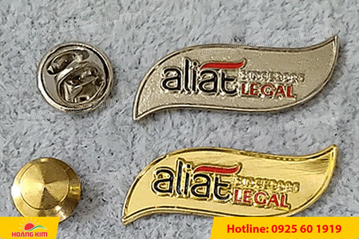 huy hieu duc ma vang 24k cat be theo hinh logo 257 - HUY HIỆU Đ&Uacute;C MẠ V&Agrave;NG 24K CẮT BẾ THEO LOGO CAO CẤP