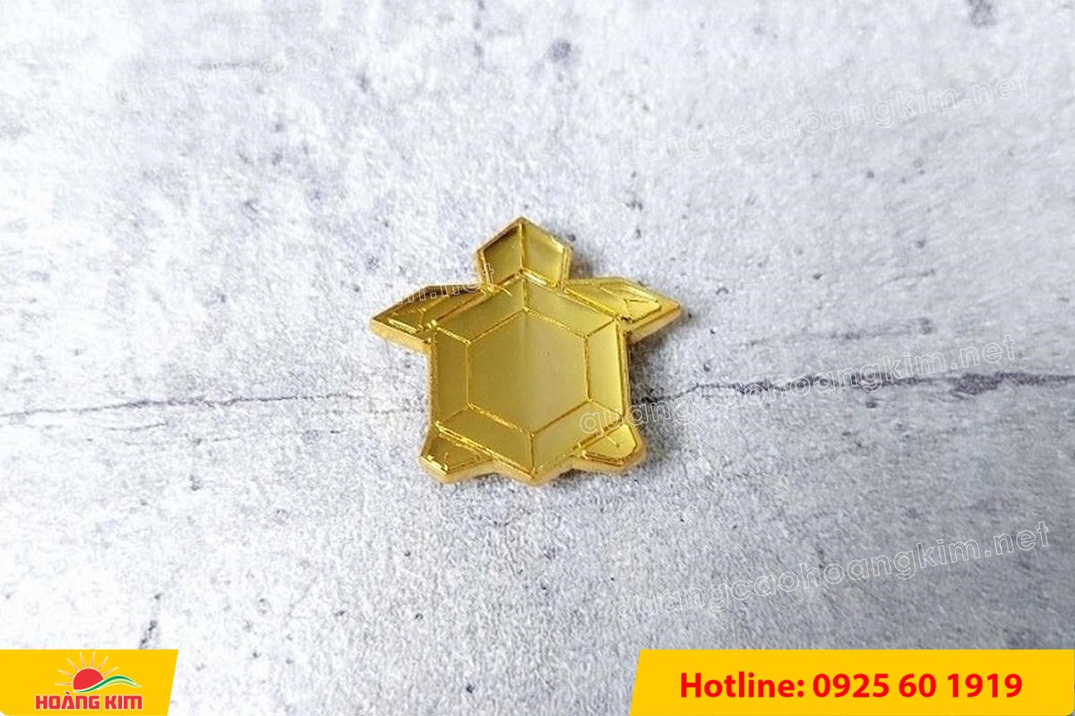 huy hieu duc ma vang 24k cat be theo hinh logo 268 - HUY HIỆU Đ&Uacute;C MẠ V&Agrave;NG 24K CẮT BẾ THEO LOGO CAO CẤP
