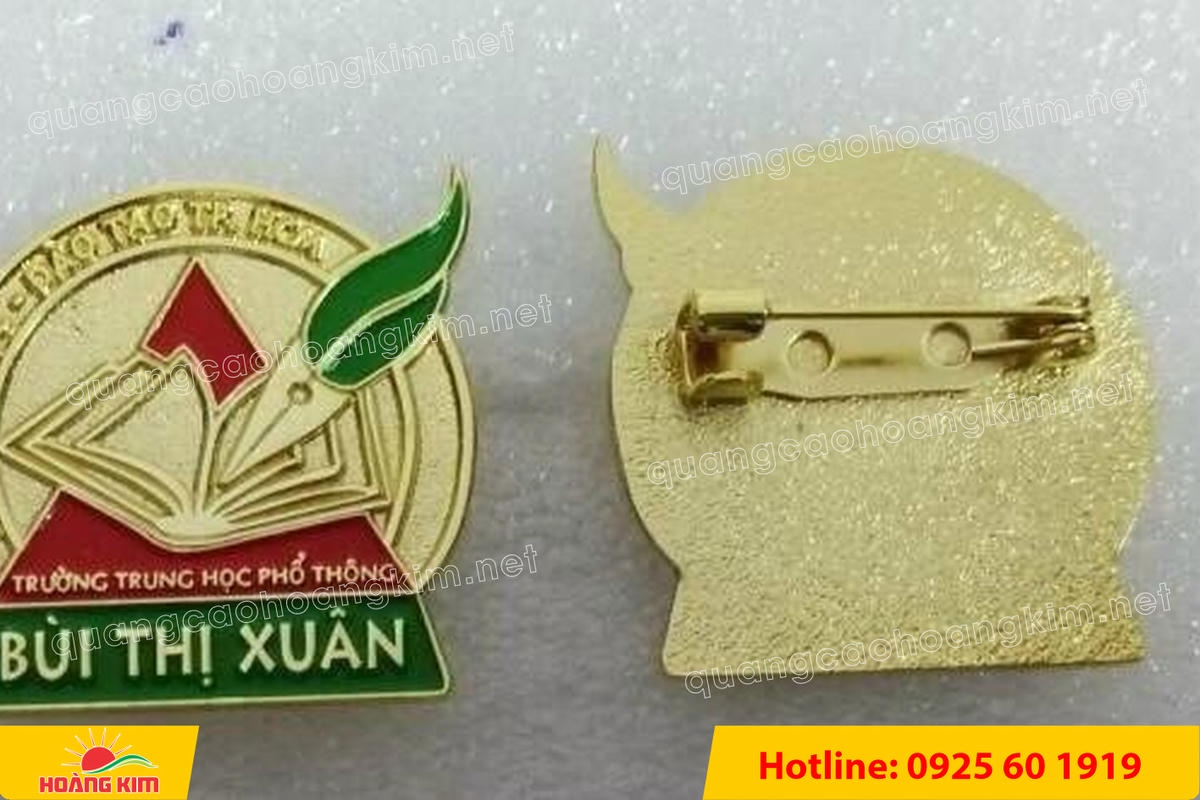 huy hieu duc ma vang 24k cat be theo hinh logo 272 - HUY HIỆU Đ&Uacute;C MẠ V&Agrave;NG 24K CẮT BẾ THEO LOGO CAO CẤP