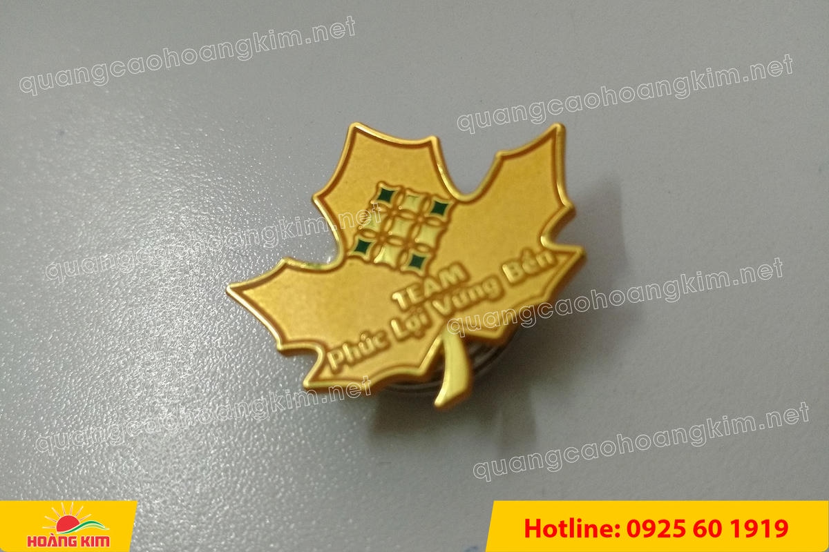 huy hieu duc ma vang 24k cat be theo hinh logo 33 - HUY HIỆU Đ&Uacute;C MẠ V&Agrave;NG 24K CẮT BẾ THEO LOGO CAO CẤP